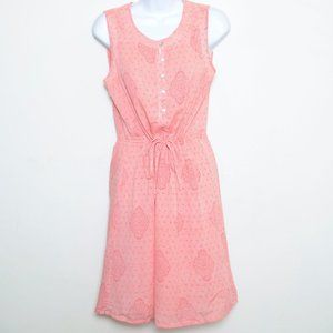 Lucky Brand Orange Boho Sleeveless Dress
